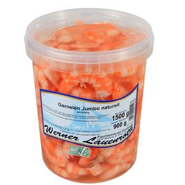 Jumbo prawns in brine